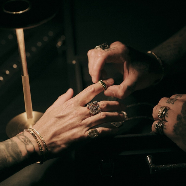 Engraved Matsuba Ring 【Antidote Buyers Club &times; TRADMAN'S BONSAI】 詳細画像